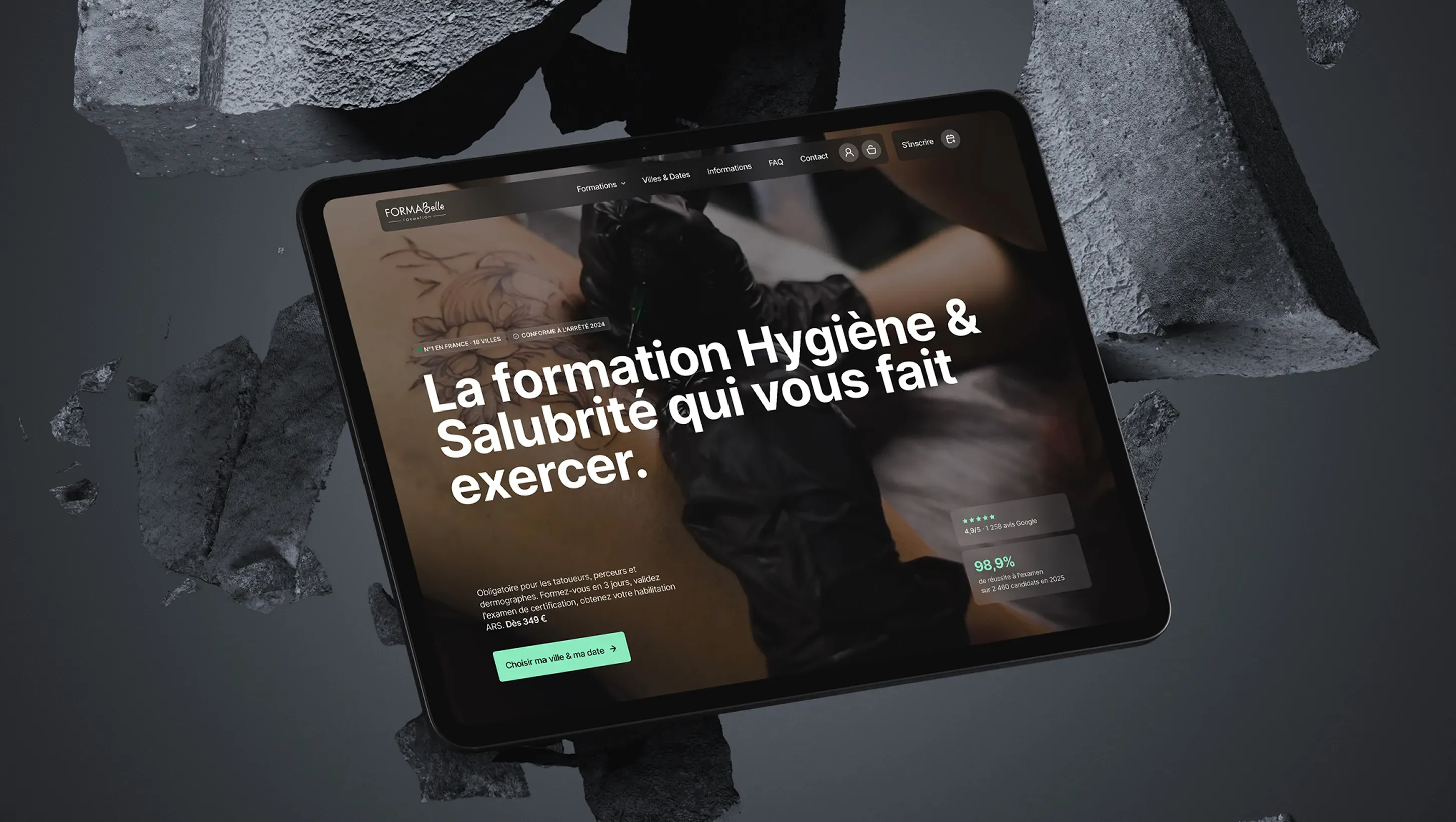 Vue paysage Formabelle Hygiène 1
